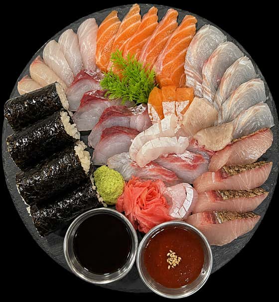모둠 숙성회 한 상(中) 메뉴 사진(네이버)