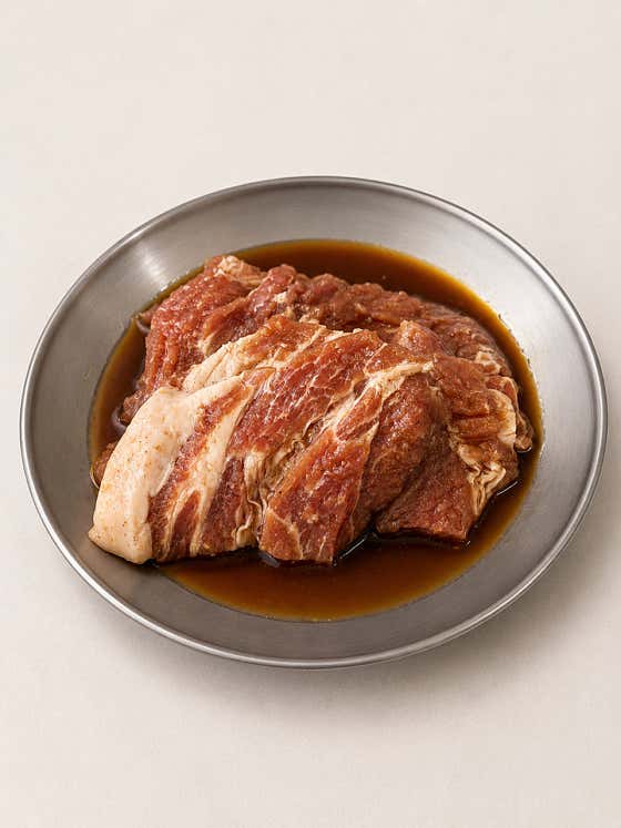 돼지양념갈비 메뉴 사진(네이버)