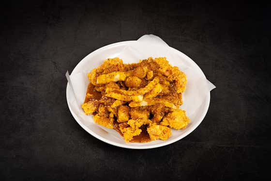 커리 닭강정 메뉴 사진(네이버)