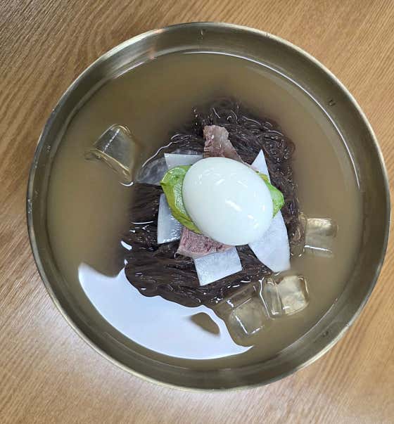 물냉면 메뉴 사진(네이버)