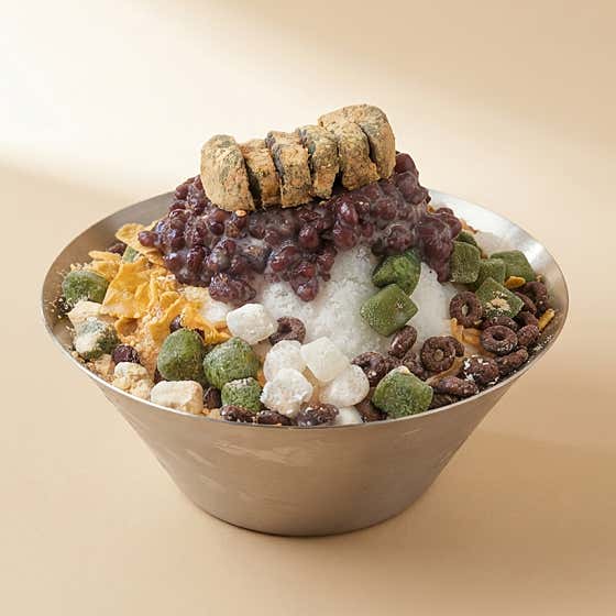 수제 팥빙수 메뉴 사진(네이버)