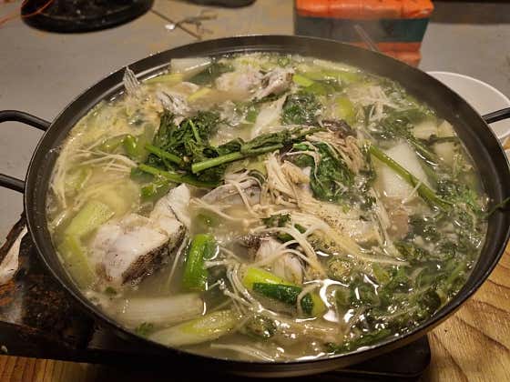 활우럭 매운탕. 맑은탕 메뉴 사진(네이버)