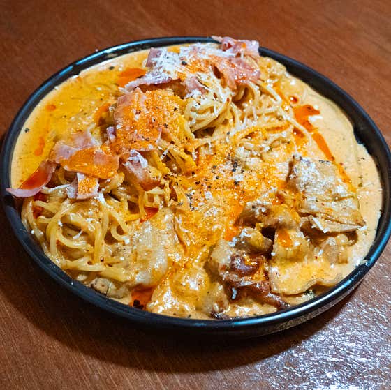 카라이 크림 파스타 메뉴 사진(네이버)