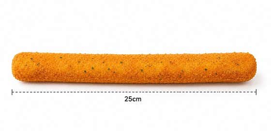 25cm 치즈스틱 메뉴 사진(네이버)