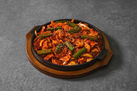 불맛직화쭈삼볶음 메뉴 사진(네이버)