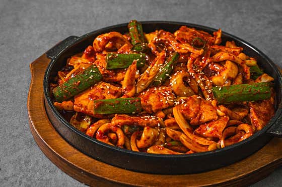 불맛직화오삼볶음 메뉴 사진(네이버)