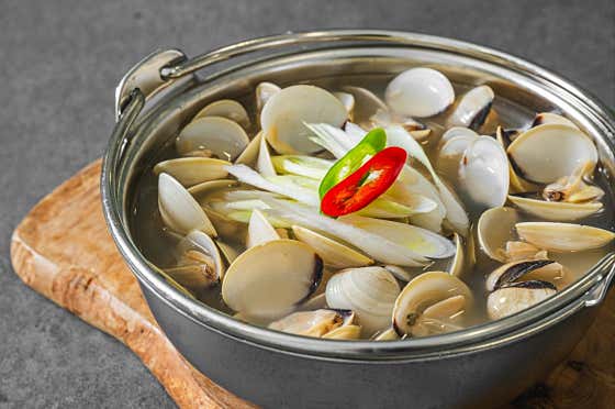 백합조개탕 메뉴 사진(네이버)