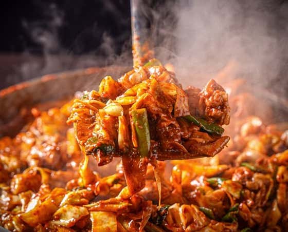 국민국물닭갈비(大) 메뉴 사진(네이버)
