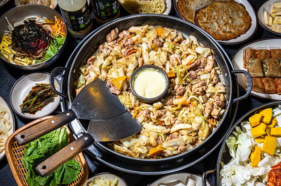 간장닭갈비 메뉴 사진(네이버)