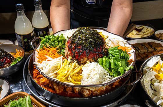 쟁반막국수 메뉴 사진(네이버)