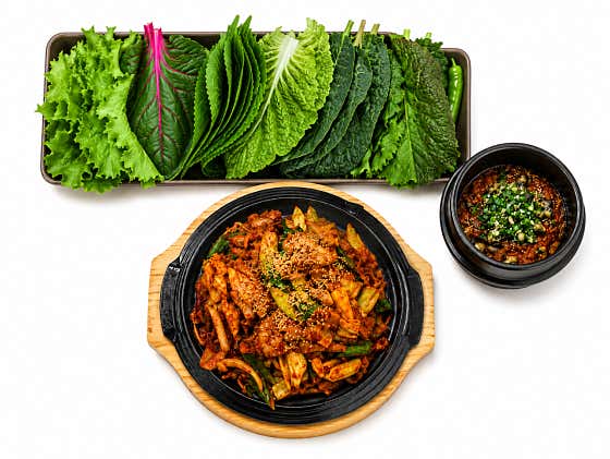 우렁 제육쌈밥 메뉴 사진(네이버)