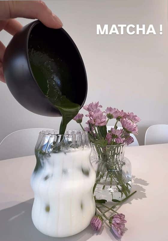 MATCHA(말차)라떼 메뉴 사진(네이버)