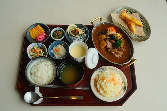 쿠모 카레 정식 메뉴 사진(네이버)