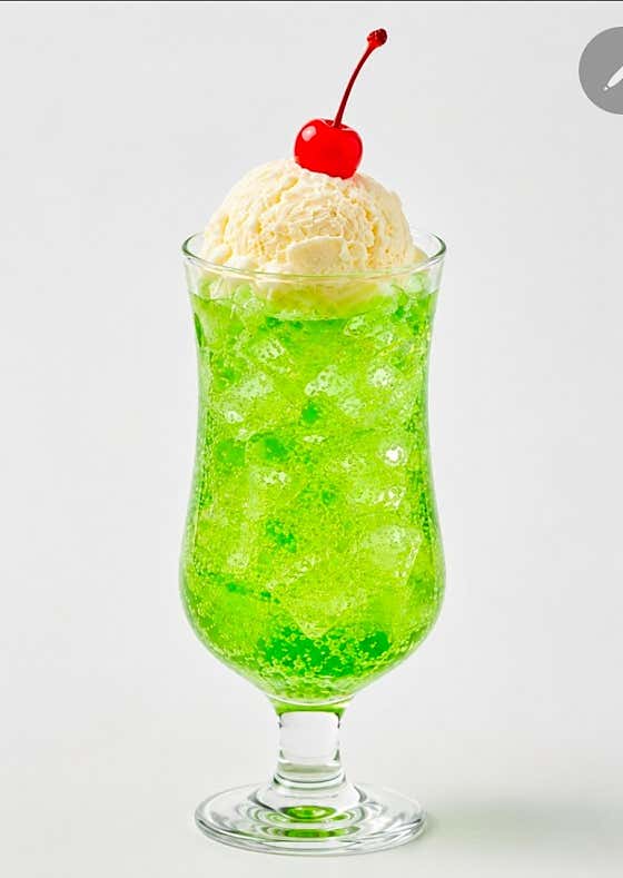 메론 크림 SODA 메뉴 사진(네이버)