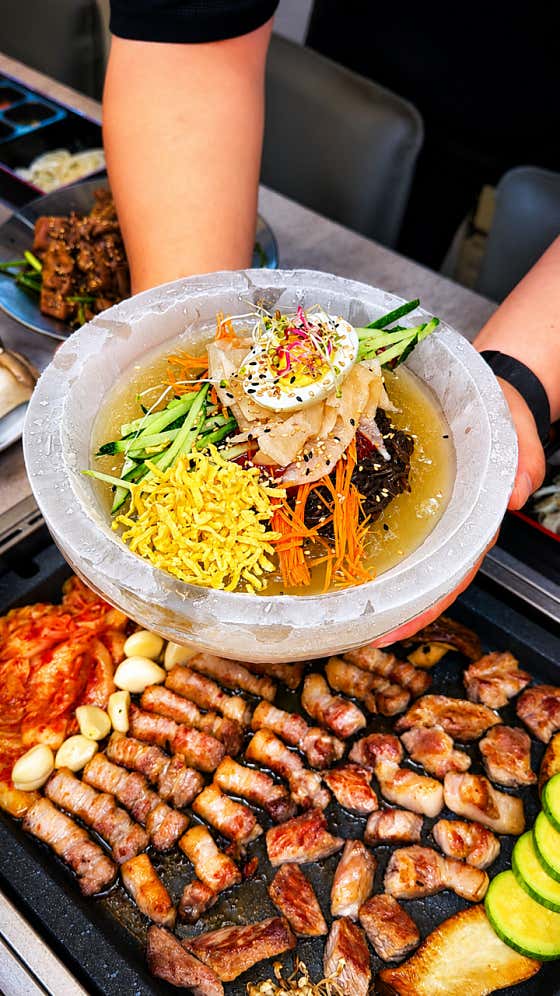 🥇익산최초 얼음그릇냉면 메뉴 사진(네이버)