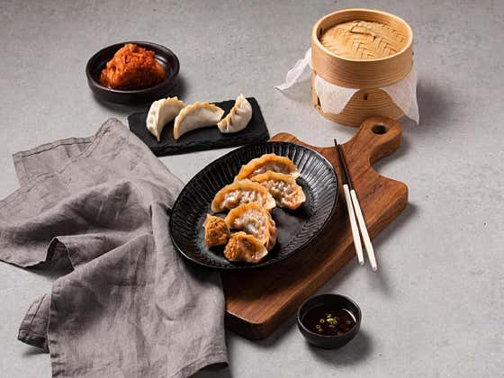 교자 김치만두 (1팩 8개) 메뉴 사진(네이버)