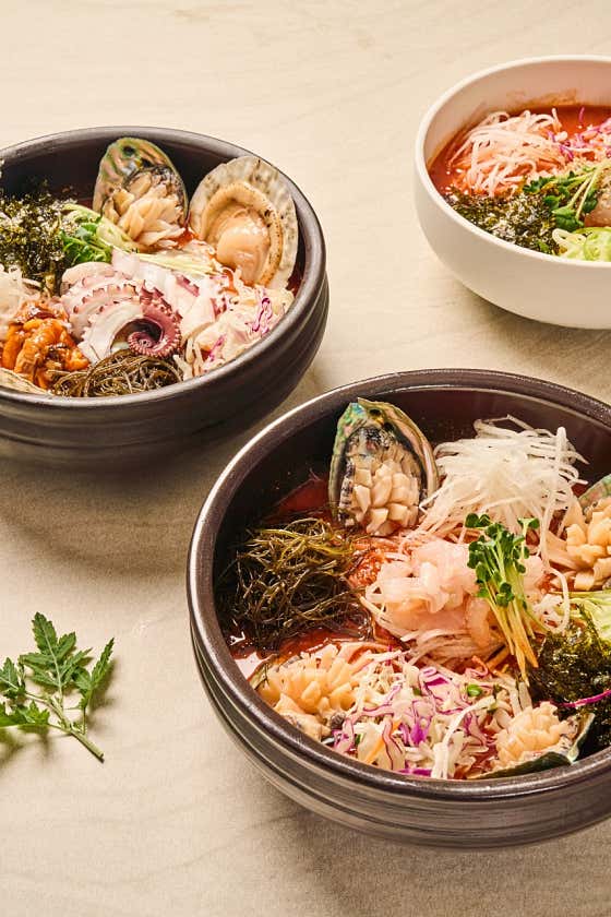 💕전복 물회 메뉴 사진(네이버)