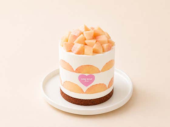 복숭아 cake (예약) 메뉴 사진(네이버)