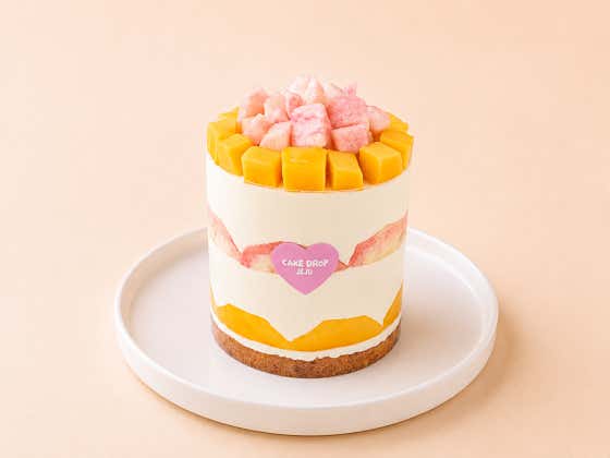 복숭아 망고 cake (예약) 메뉴 사진(네이버)