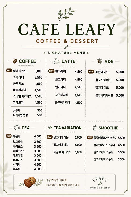 아메리카노 메뉴 사진(네이버)