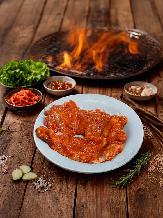 허브맛 닭갈비 메뉴 사진(네이버)