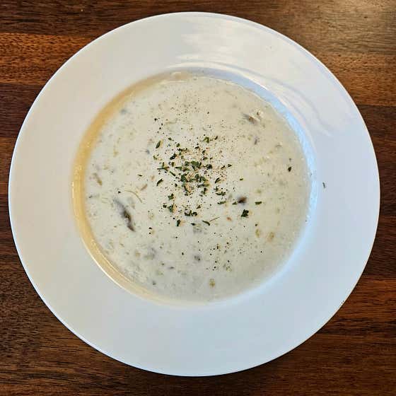 버터 양송이 수프 메뉴 사진(네이버)