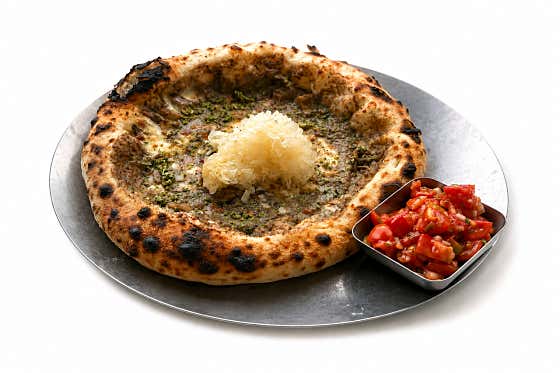 버섯피자 & 토마토 살사 메뉴 사진(네이버)