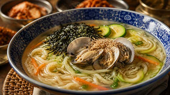 바지락칼국수 메뉴 사진(네이버)