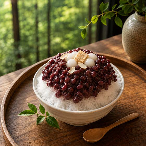 SP 옛날팥빙수(소) 국산팥 메뉴 사진(네이버)