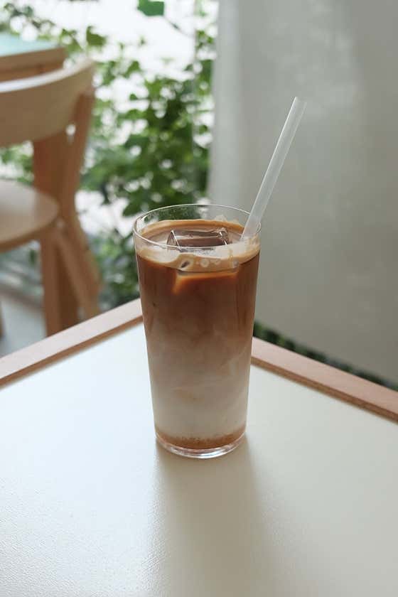 크런치라떼 메뉴 사진(네이버)