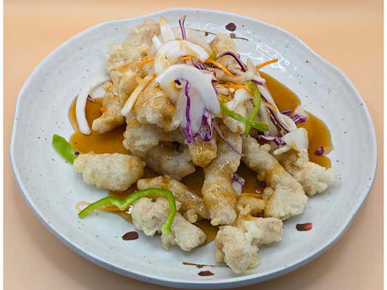 탕수육(중) 메뉴 사진(네이버)