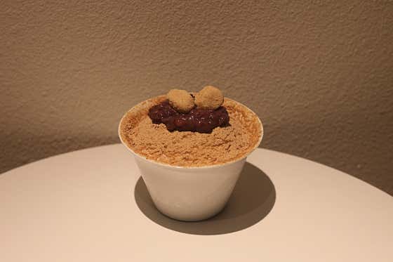 인절미팥 빙수 메뉴 사진(네이버)