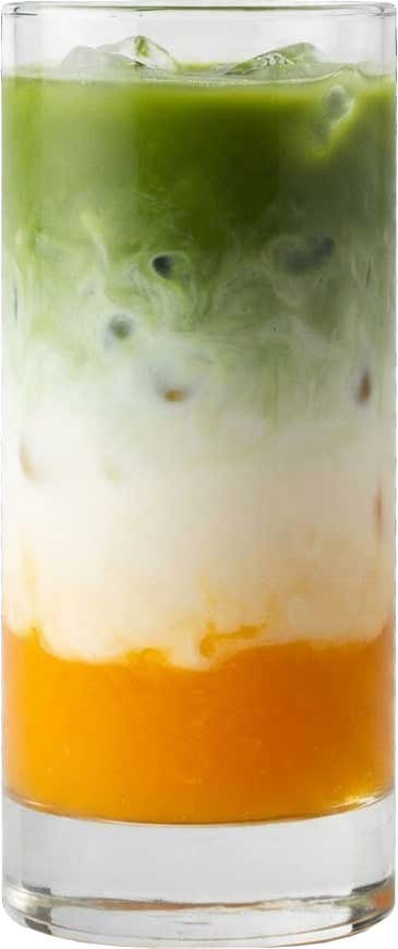 말차 망고 코코넛밀크 라떼 메뉴 사진(네이버)