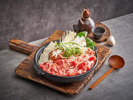 스끼야끼 메뉴 사진(네이버)