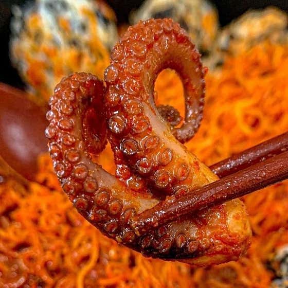 한국풍쭈꾸미볶음 메뉴 사진(네이버)