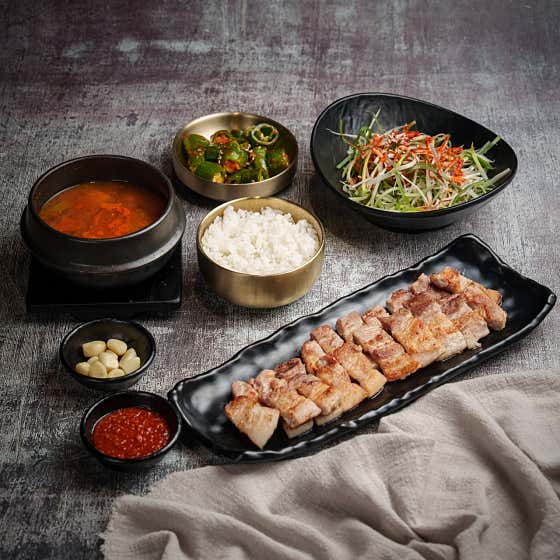 [런치메뉴[ 듀록삼겹정식 (2인이상) 메뉴 사진(네이버)