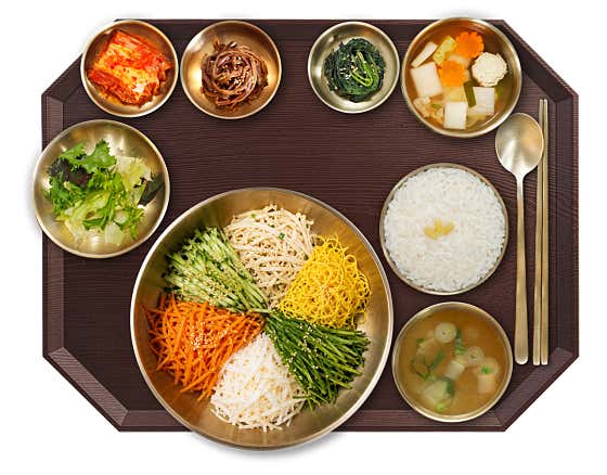 골동반 반상(비빔밥) 메뉴 사진(네이버)