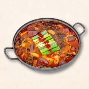 선지+곱창+깐양 전골 (대) 메뉴 사진(네이버)
