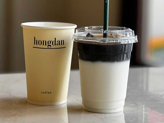 블랙라떼 only ICE 메뉴 사진(네이버)