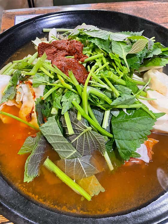 도계물닭갈비 메뉴 사진(네이버)