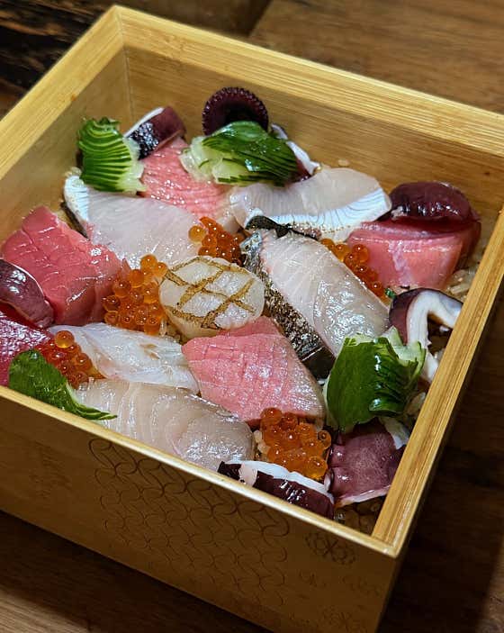 오늘의 치라시스시 메뉴 사진(네이버)
