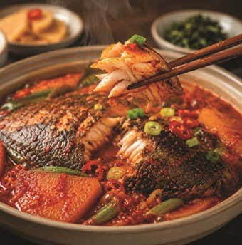 가자미찌게 小 메뉴 사진(네이버)