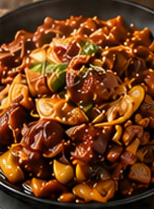 간장제육볶음 메뉴 사진(네이버)