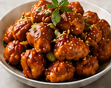 간장마늘치킨 메뉴 사진(네이버)