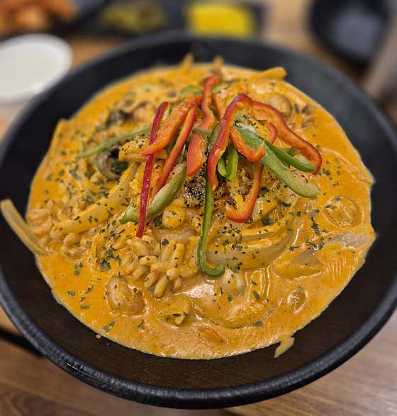 로제해물짬뽕 메뉴 사진(네이버)