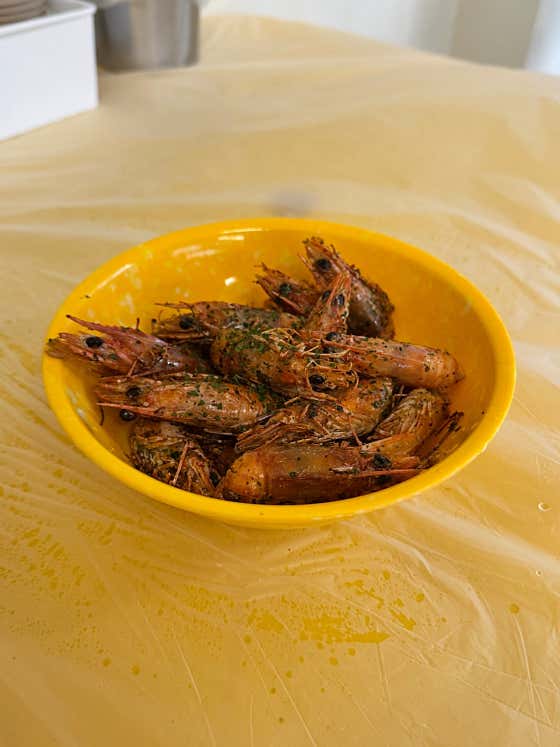 머리버터구이 메뉴 사진(네이버)