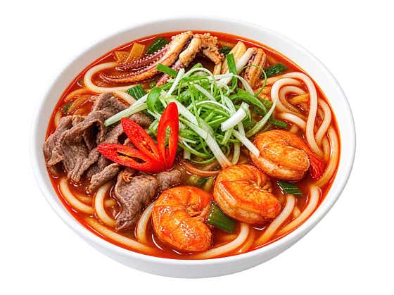 해물매콤쌀국수 메뉴 사진(네이버)