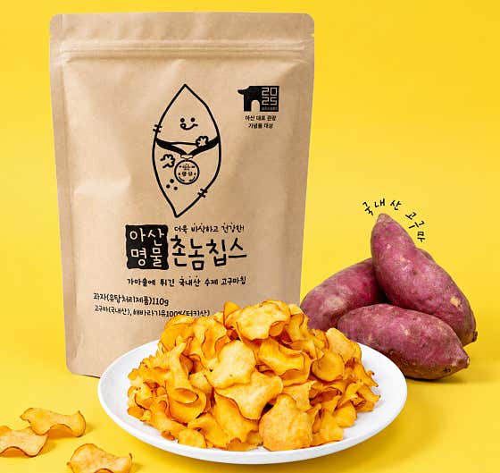 🍠리얼 고구마! 고구마칩 110g 메뉴 사진(네이버)