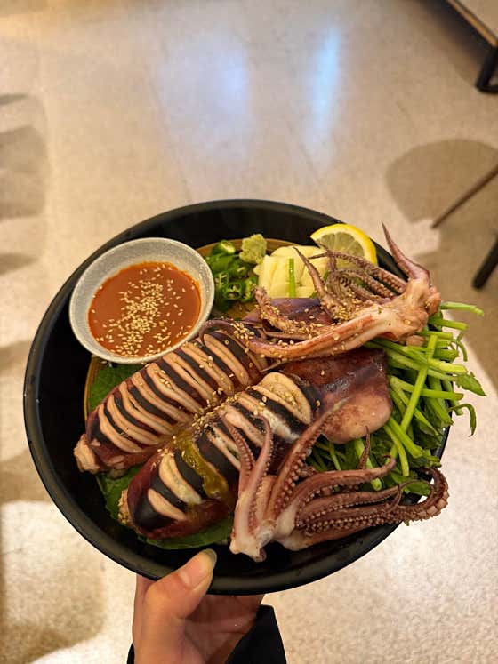 동해통오징어찜 메뉴 사진(네이버)