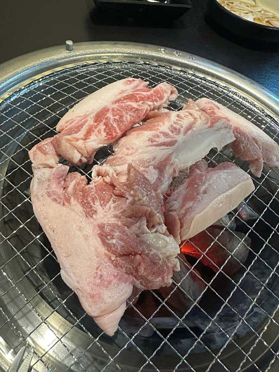 숯불뒷통구이 메뉴 사진(네이버)